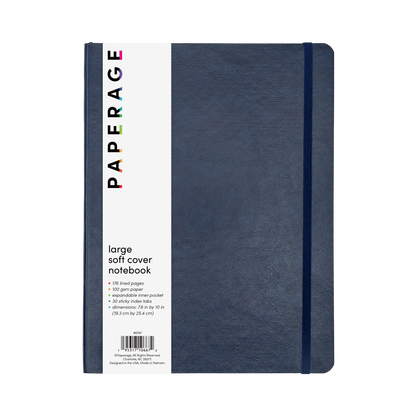 176PG Large Softcover Lined Journal Notebook