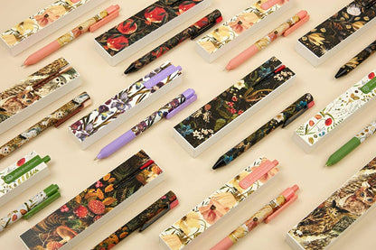 DreamBox Gel Click Pen in a Gift Box - Forest Mushrooms