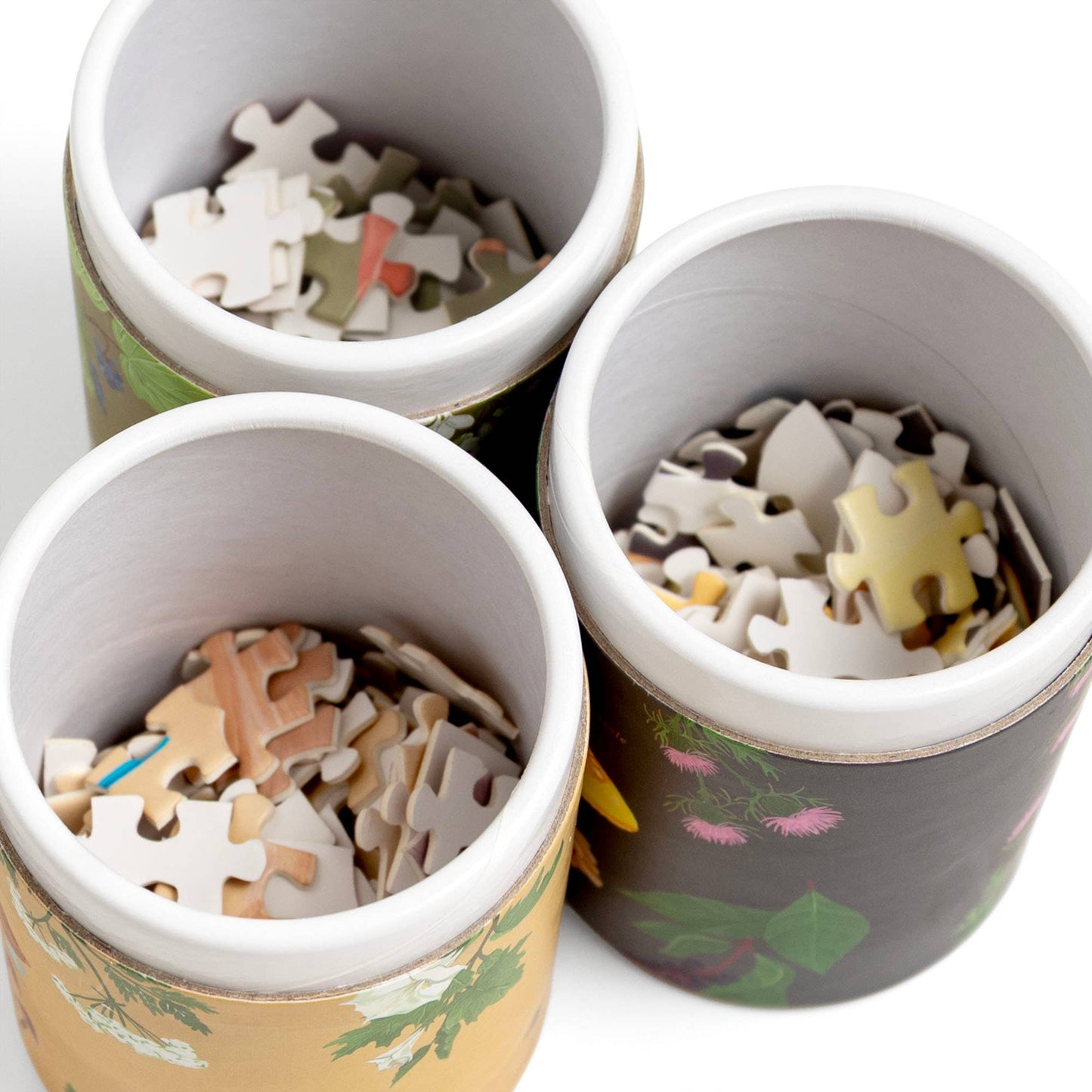 Midnight Flora & Fauna - 100 Piece Jigsaw Puzzles - Set of 3