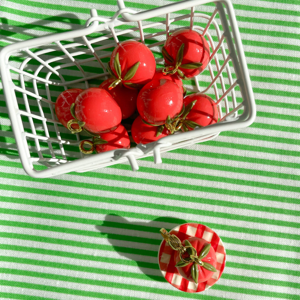 Tomato Bag Charm