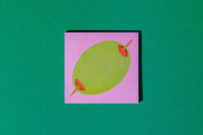 Lunch Notes - Deli + Olive Sticky Note 2 Pack