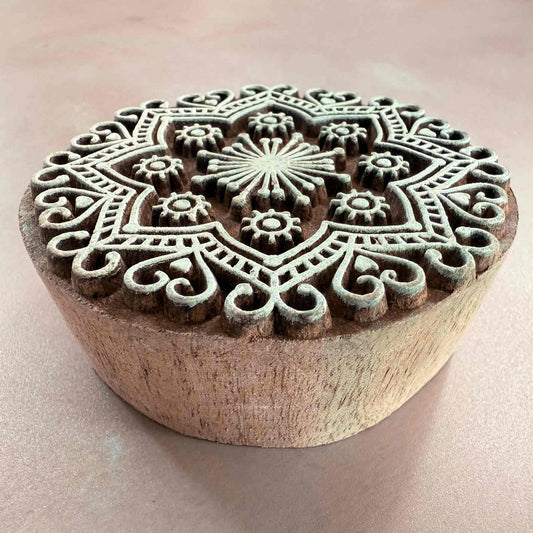 Mandala - Indian Wood Block Stamp