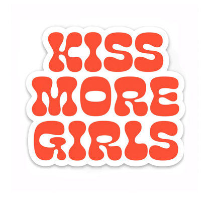 Kiss More Girls - Sticker *CLEARANCE*