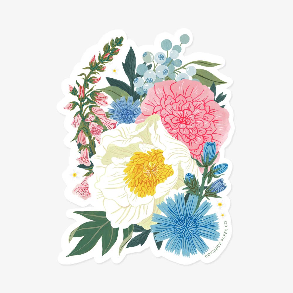 LUSH FLORA | CLEAR VINYL STICKER