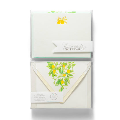 Lemon | Fancy Pants Letterpress Flat Notecards