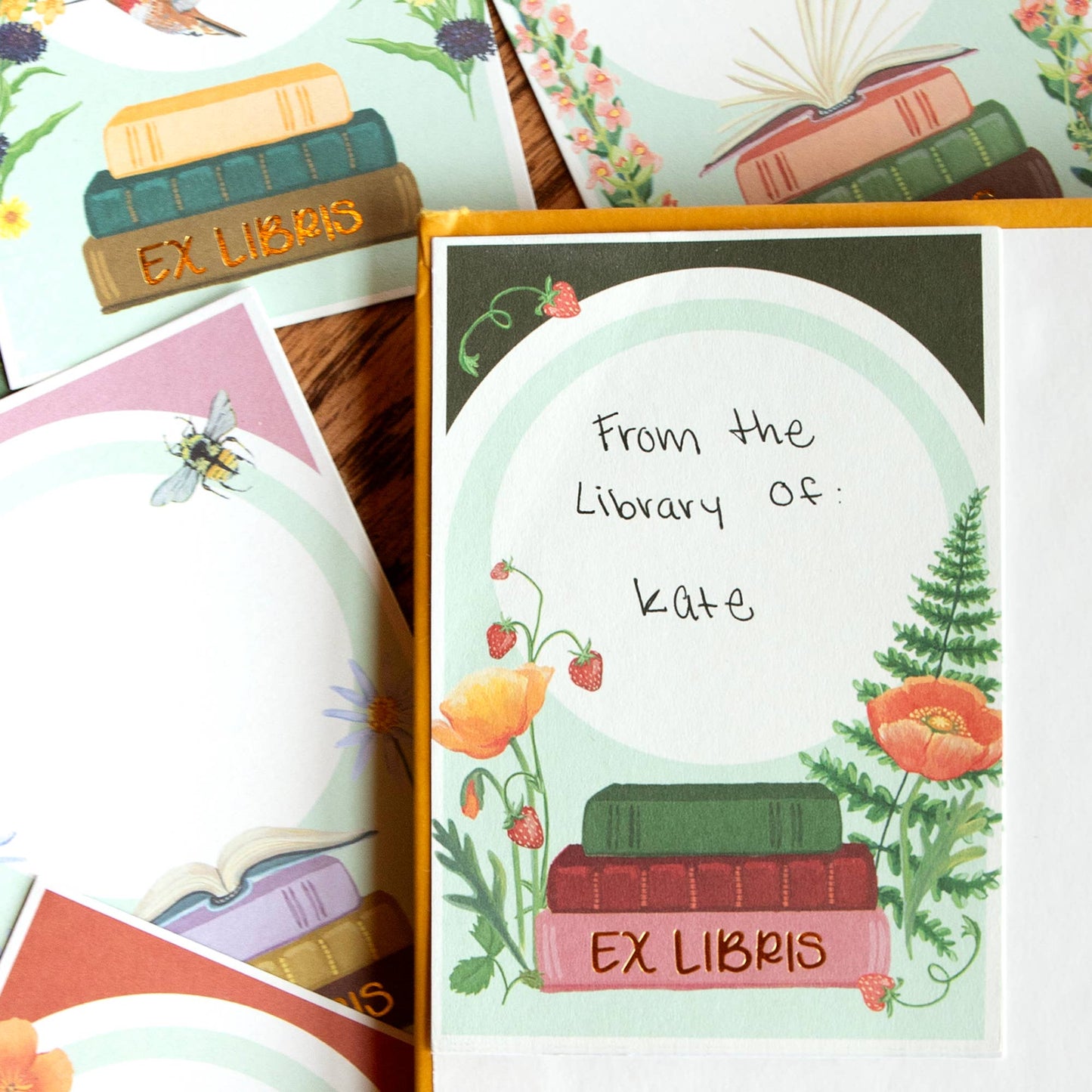 Book Plate Sticker Set