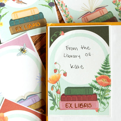 Book Plate Sticker Set