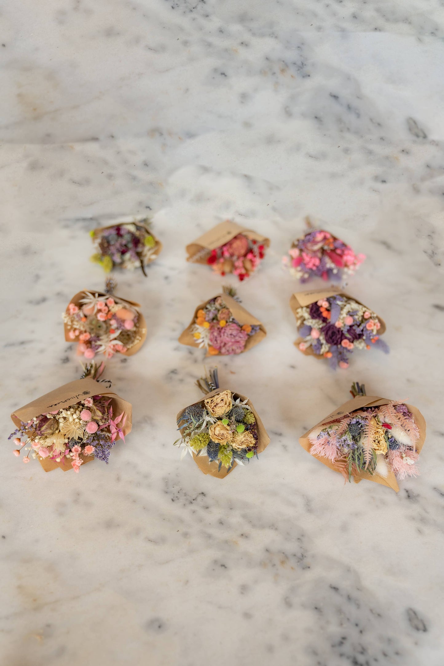 Wholesale Mini Dried Flower Bouquets