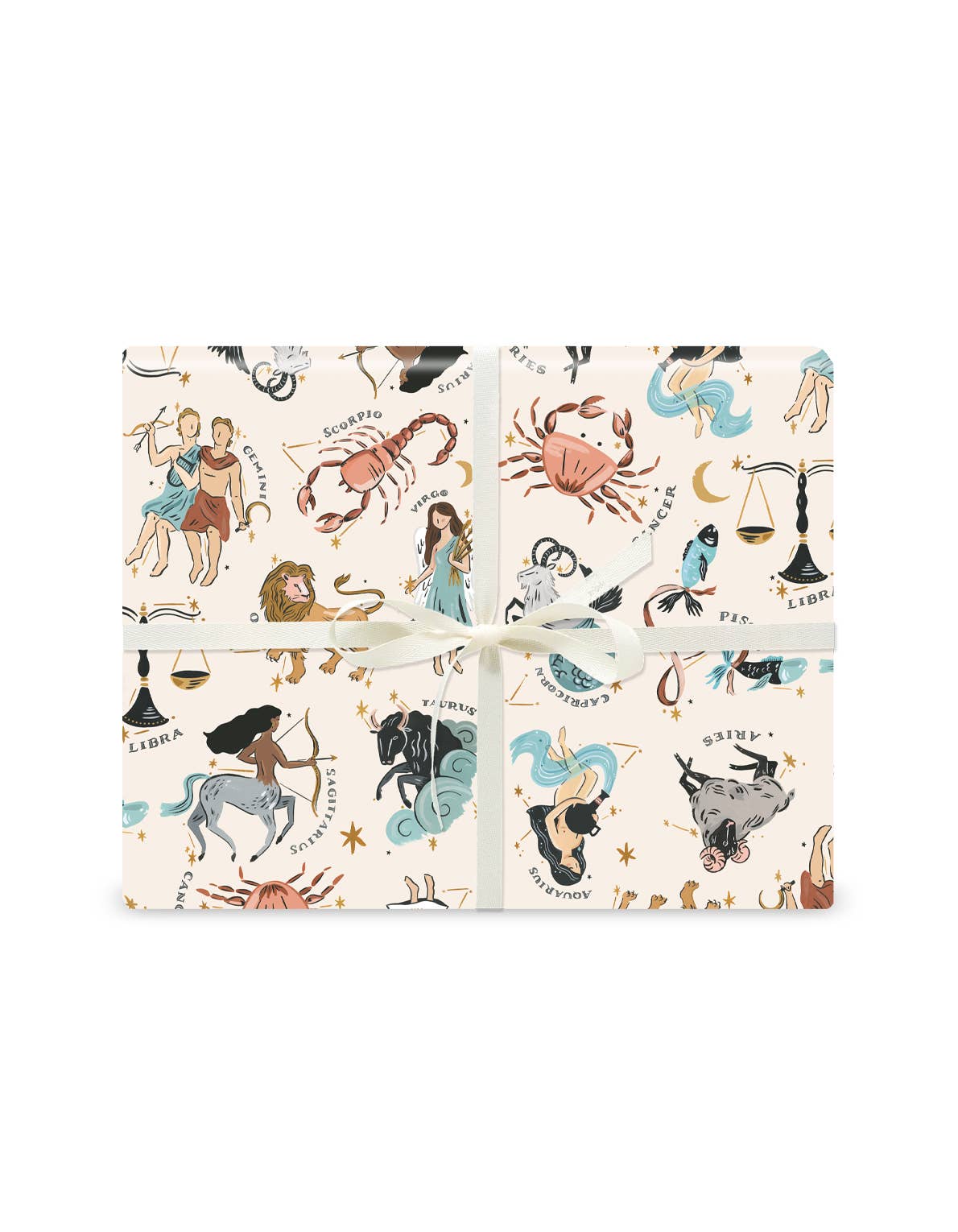 Zodiac Constellations Gift Wrap - Single Sheet
