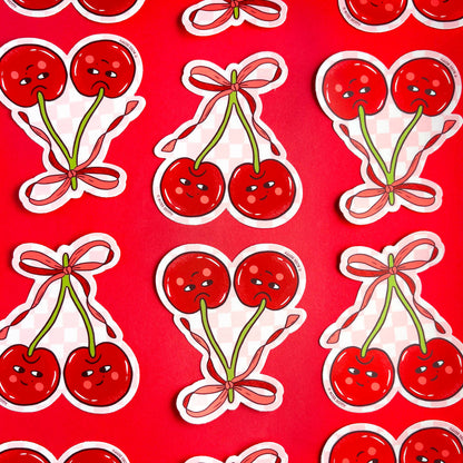 Flirty Cherries Sticker