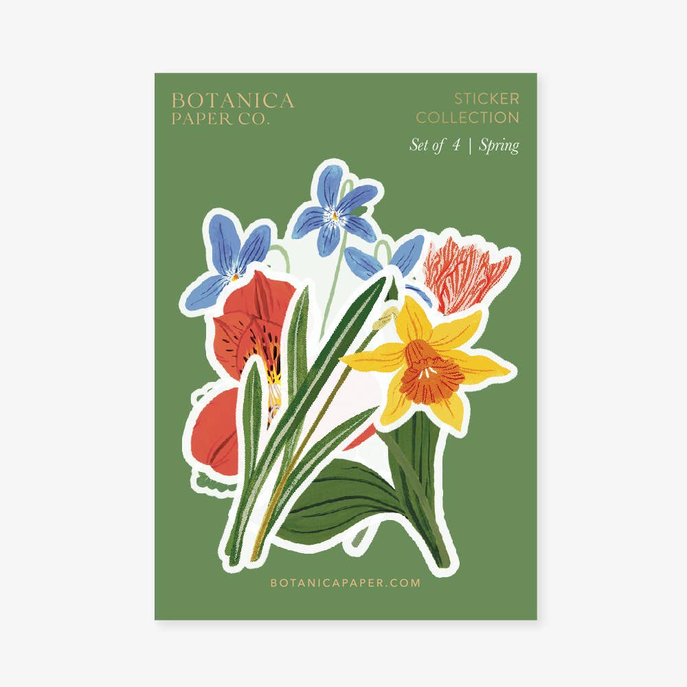 SPRING | VINYL STICKER SET OF 4