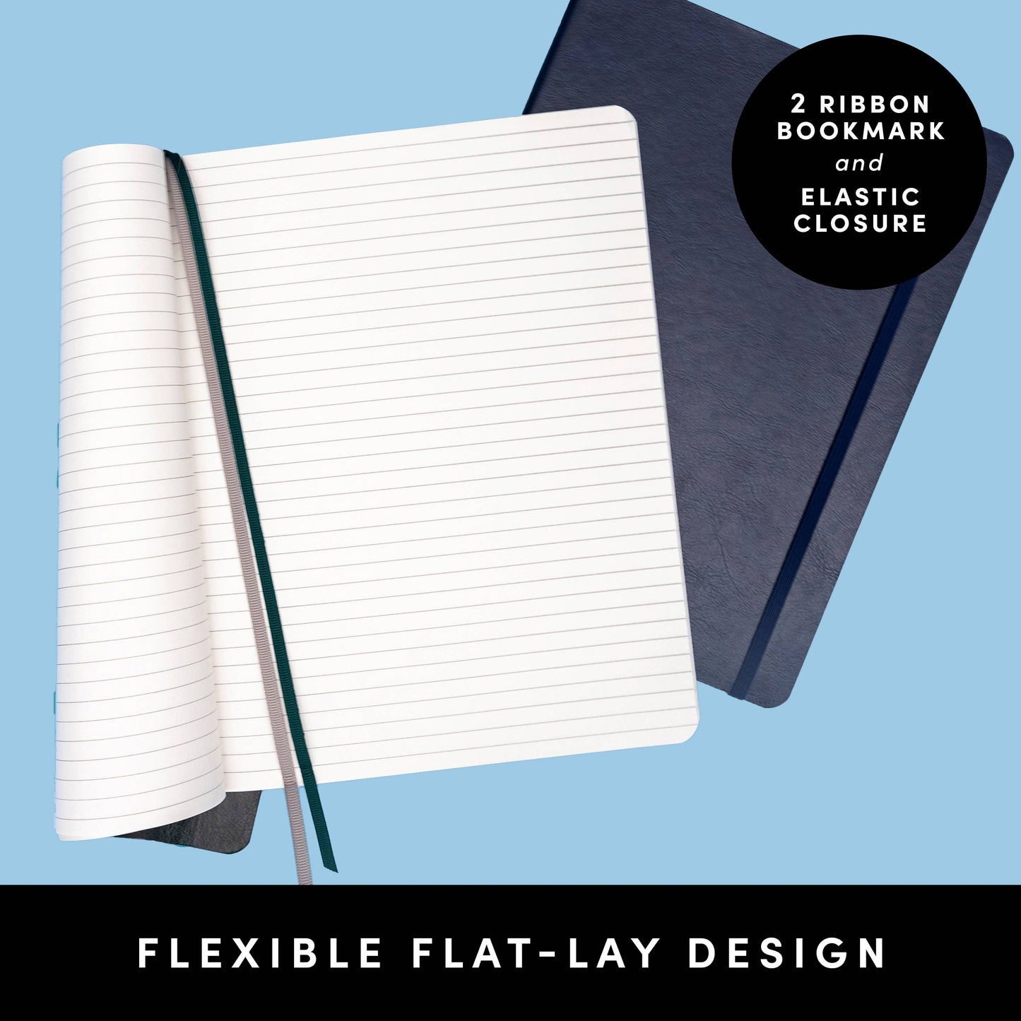 176PG Large Softcover Lined Journal Notebook