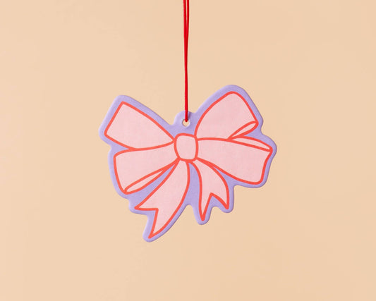 Classic Bow Air Freshener - Cherry Scent - Stocking stuffer, Holiday, Gift Guide