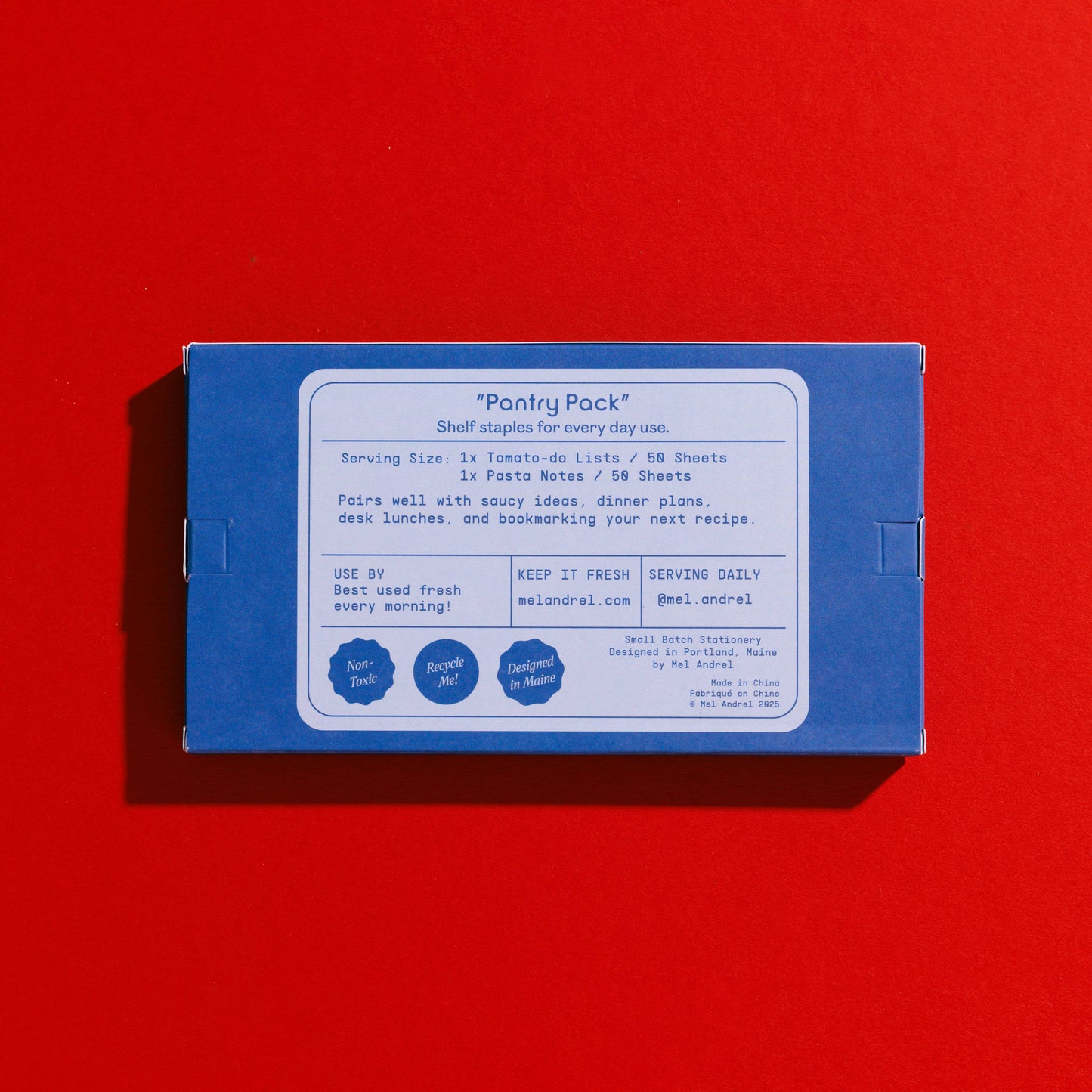 Pantry Pack - Pasta + Tomato Sticky Note 2 Pack