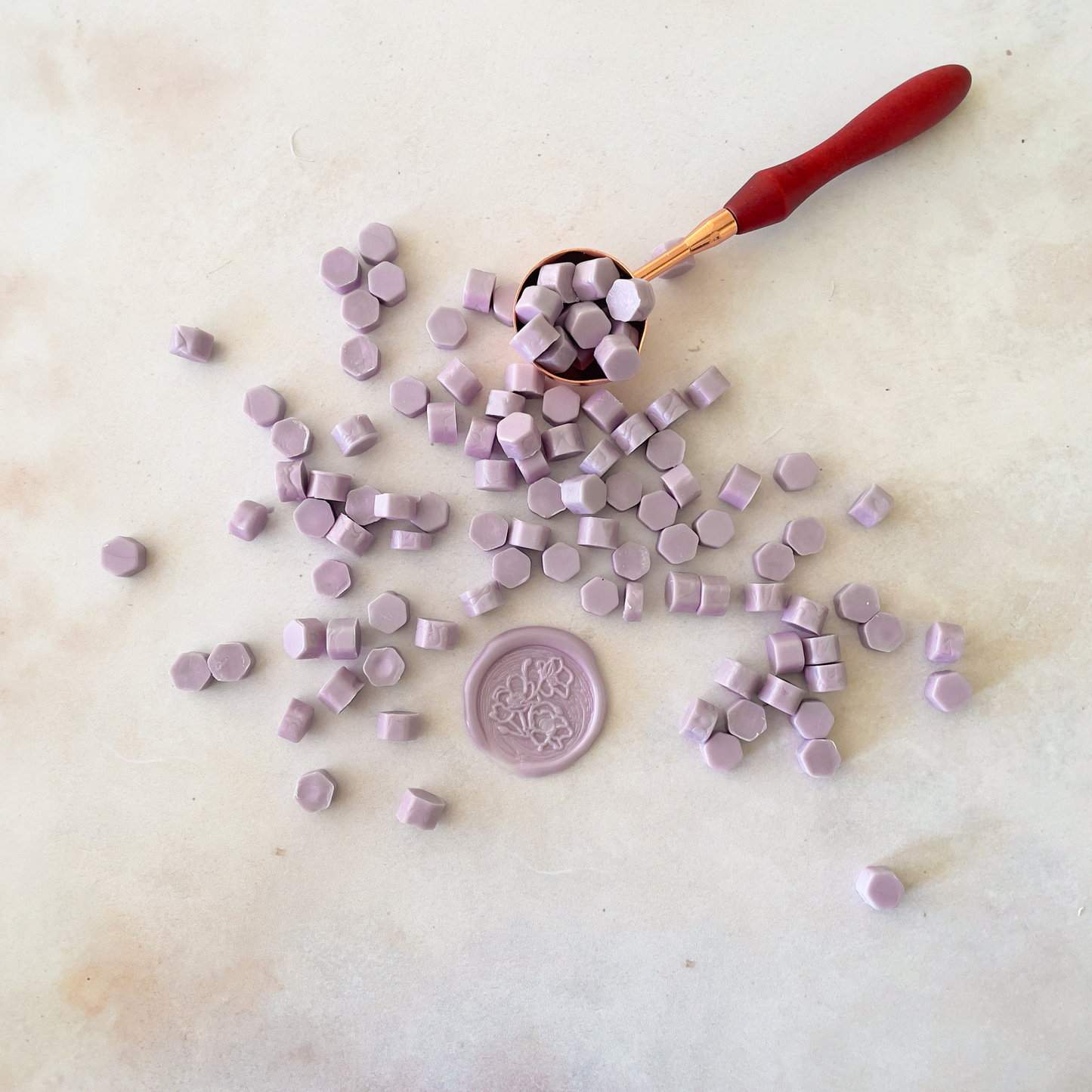 Soft Lilac Sealing Wax Beads | Plastic Free Wax Seal Beads
