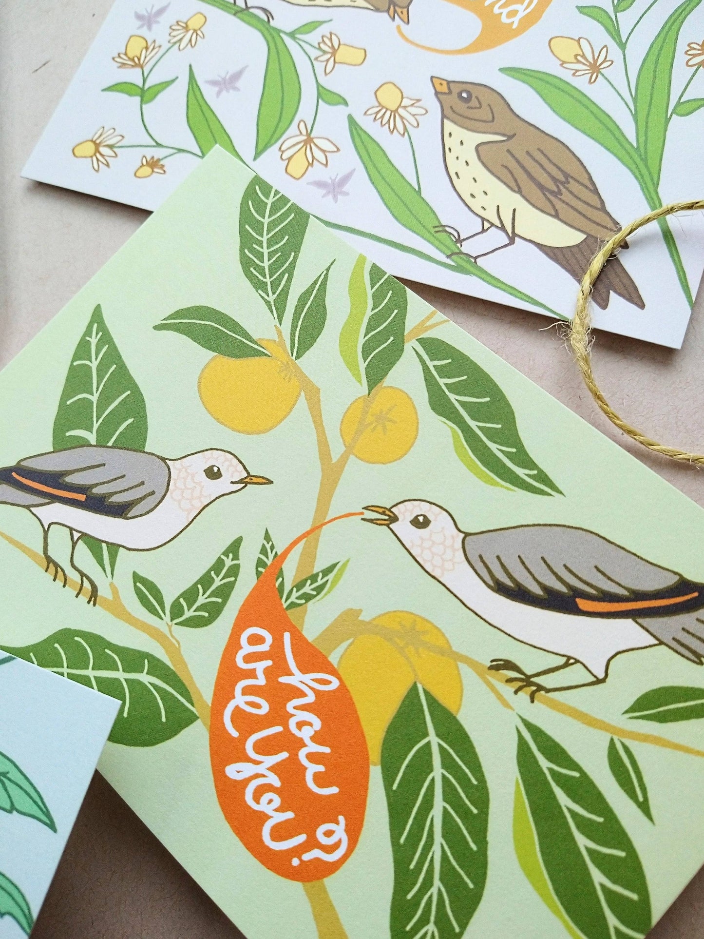 How Are You Bird Postcard