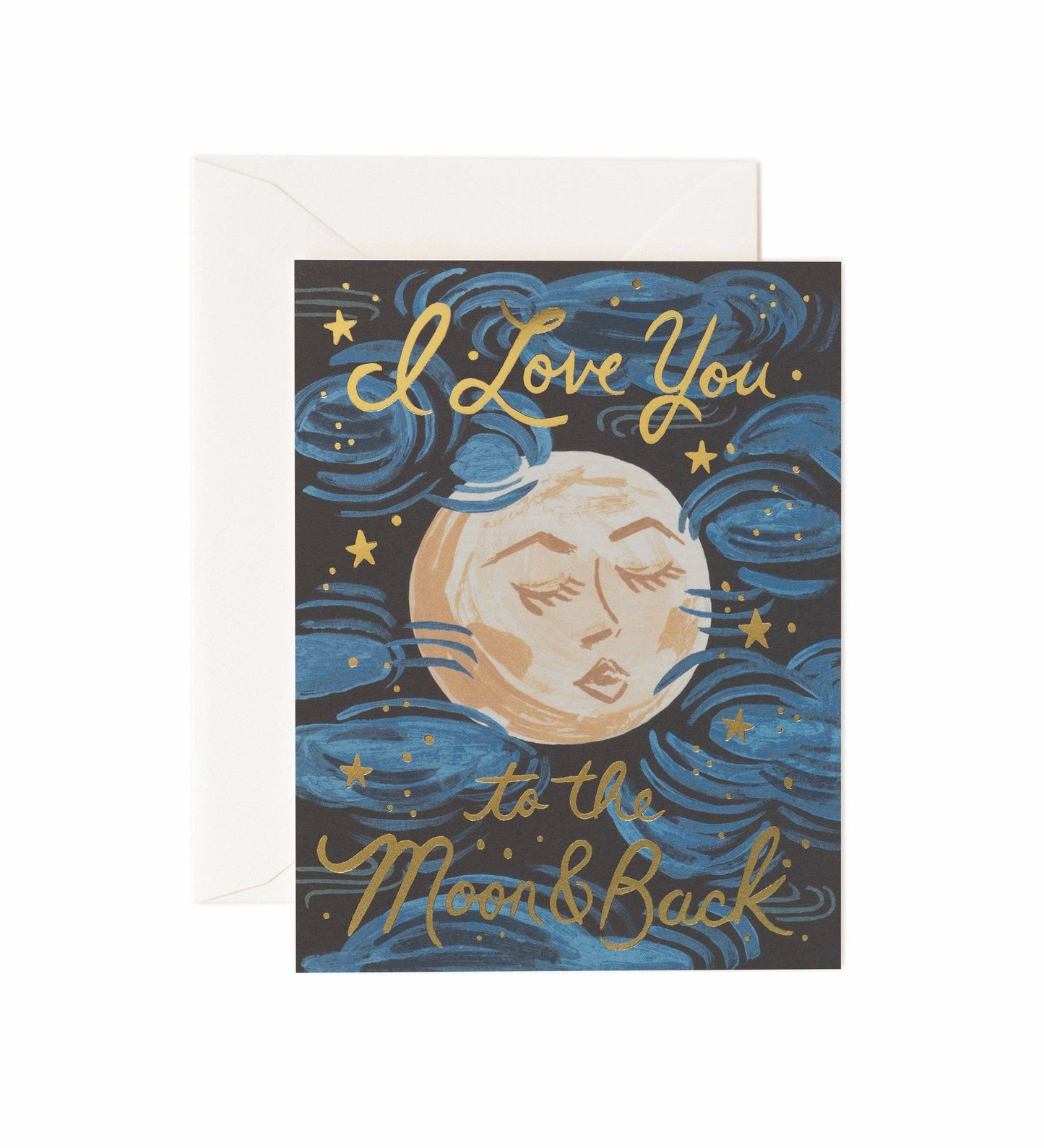 To the Moon and Back Valentine's Day Card