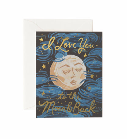 To the Moon and Back Valentine's Day Card