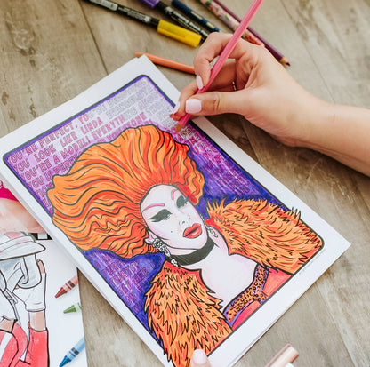 Drag Queen Coloring Book