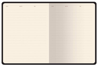 A6 Vegan Leather Hardcover Daily Planner - Forest Flowers