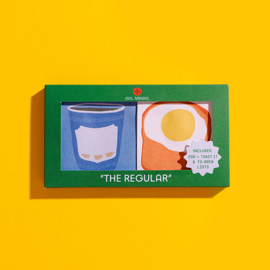 The Regular - Egg + Brew Sticky Note 2 Pack