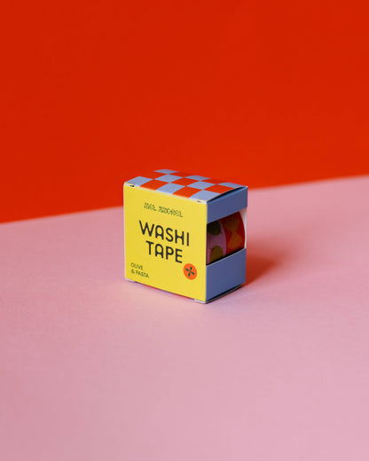 Olive & Pasta Washi Tape Two-Pack