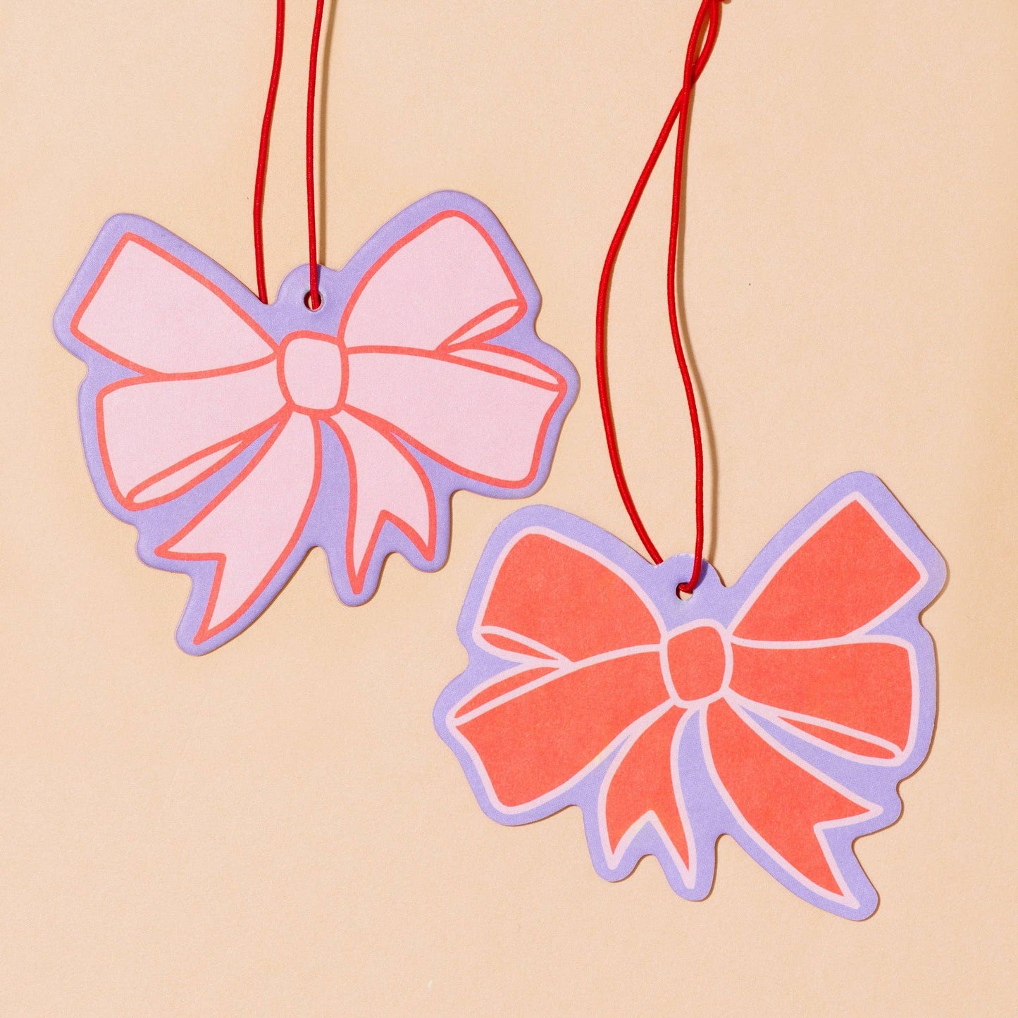 Classic Bow Air Freshener - Cherry Scent - Stocking stuffer, Holiday, Gift Guide