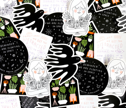 Houseplants Die Cut Sticker