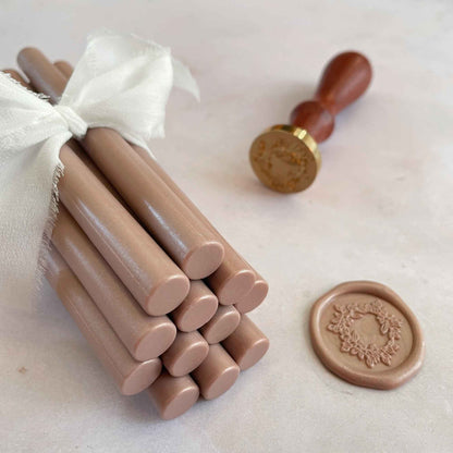 Mocha Mousse Sealing Wax Sticks | 11mm | Plastic Free