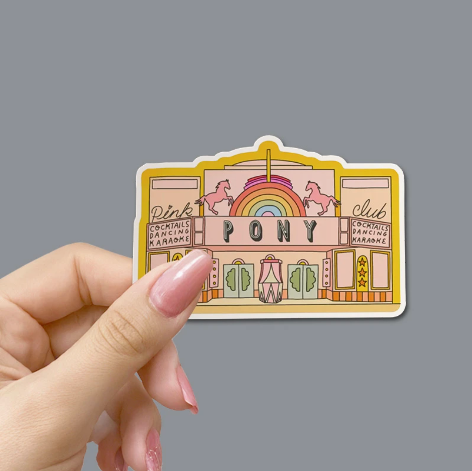 Pink Pony Club Sticker