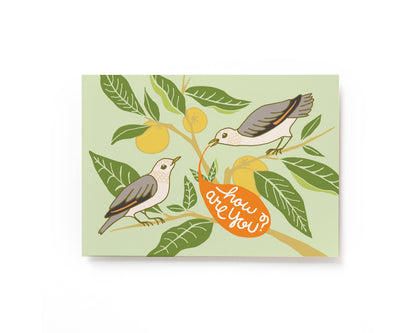 How Are You Bird Postcard