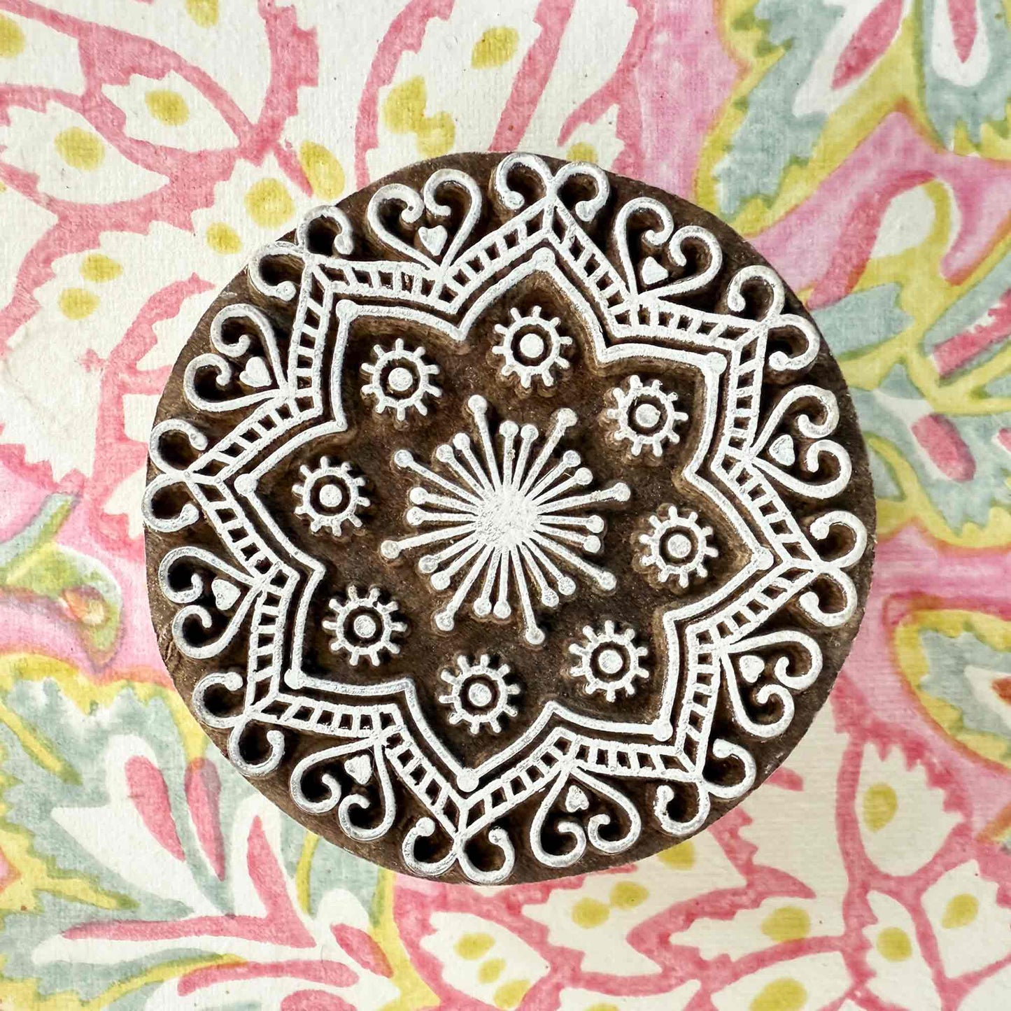Mandala - Indian Wood Block Stamp