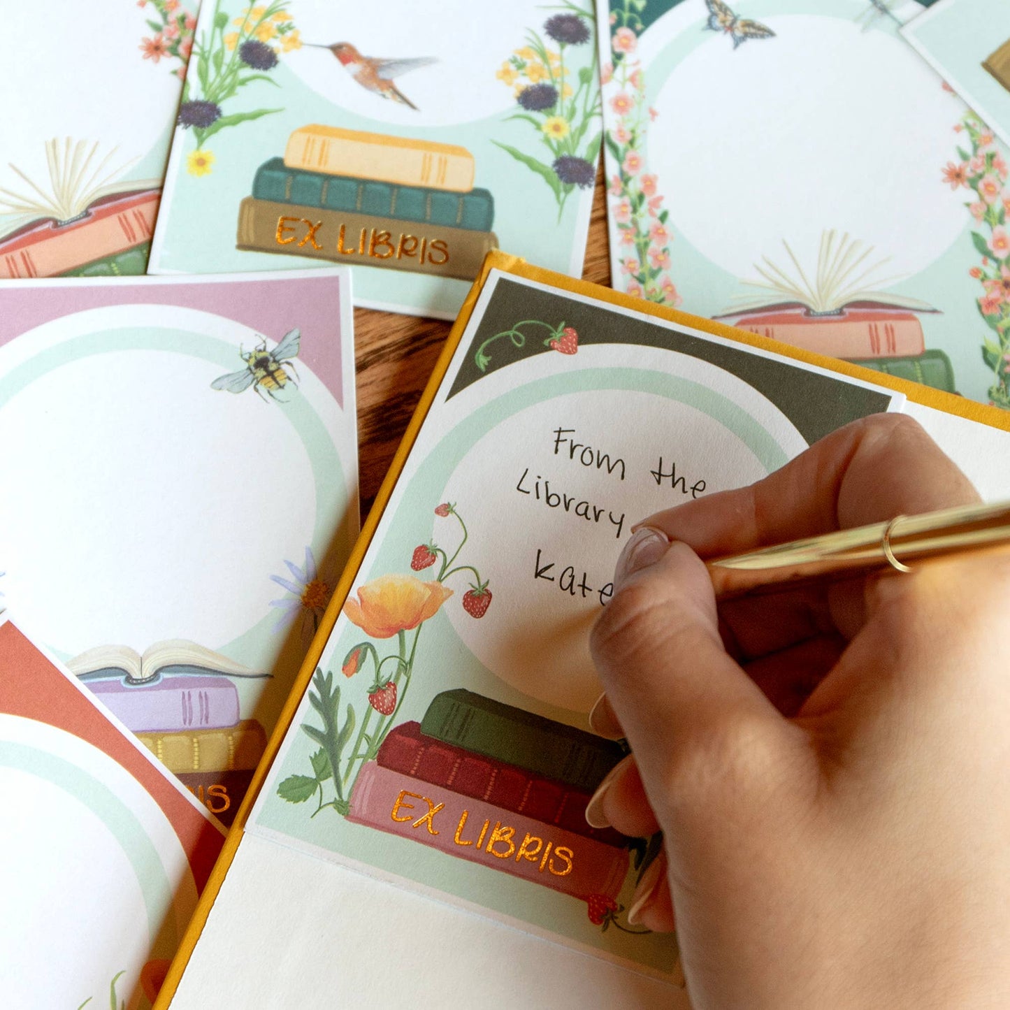 Book Plate Sticker Set