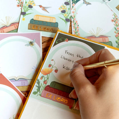 Book Plate Sticker Set