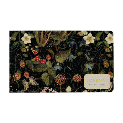 Horizontal Vegan Leather Weekly Planner - Forest Flowers