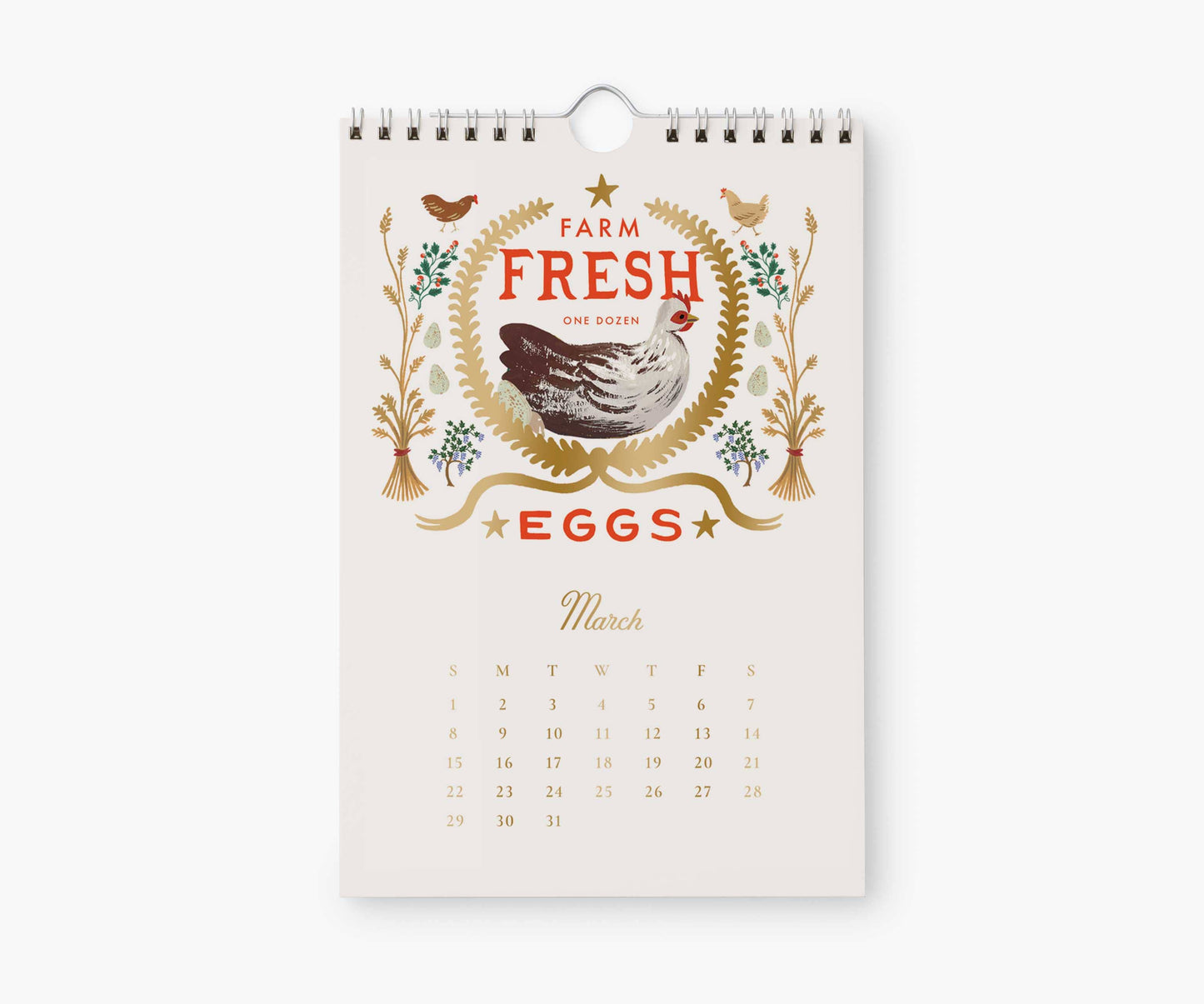 2026 Country Farm Kitchen Calendar (6x9)