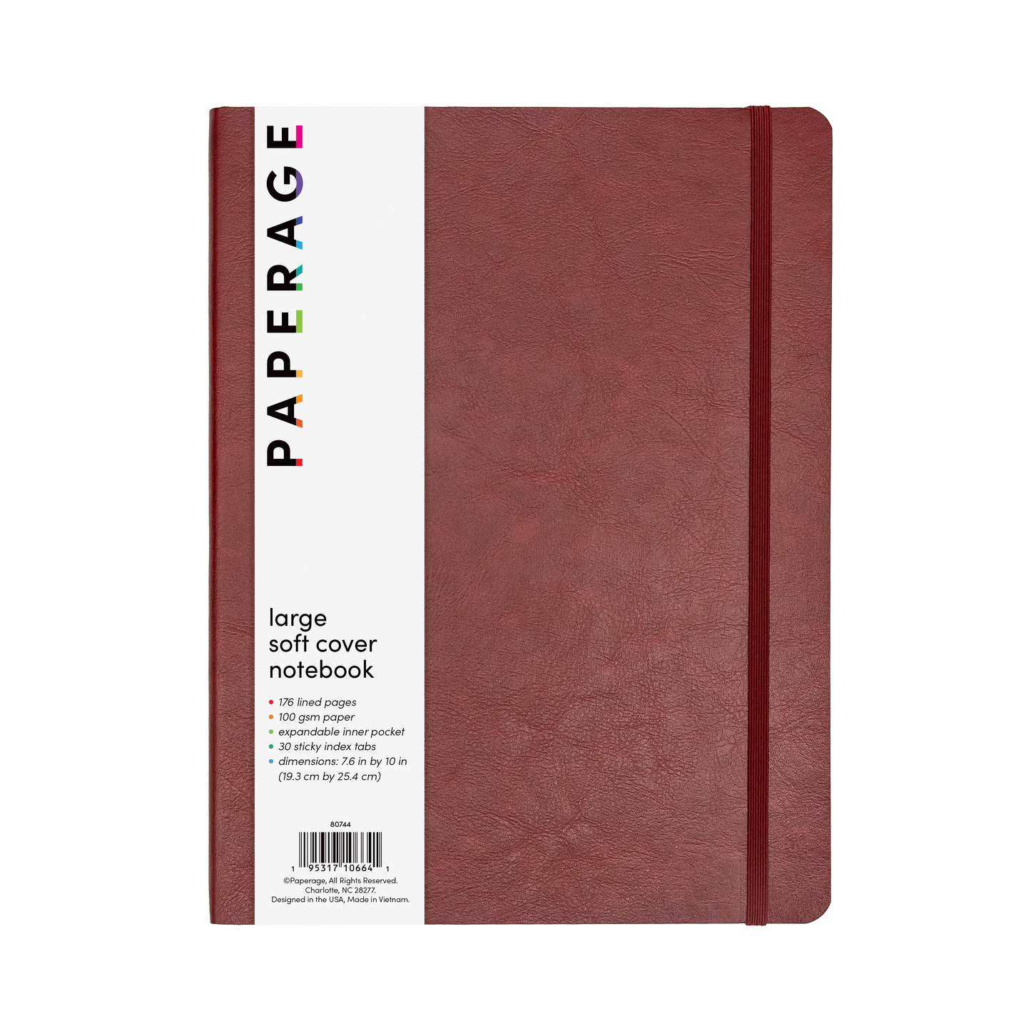 176PG Large Softcover Lined Journal Notebook