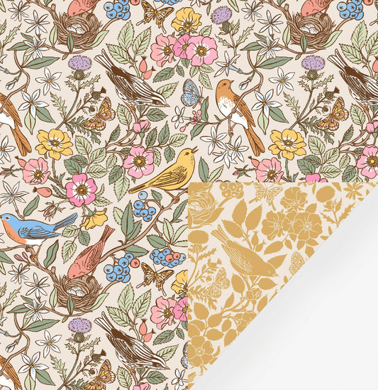 SONGBIRDS | Double Sided Wrapping Paper