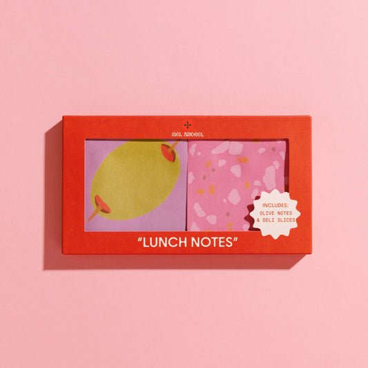 Lunch Notes - Deli + Olive Sticky Note 2 Pack