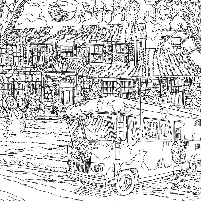 Unofficial Christmas Movie Coloring Book by Valentin Ramon