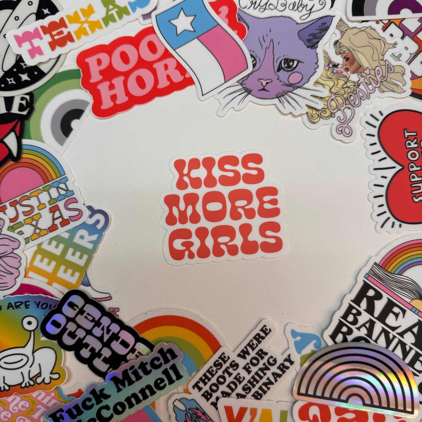 Kiss More Girls - Sticker *CLEARANCE*