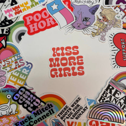 Kiss More Girls - Sticker *CLEARANCE*