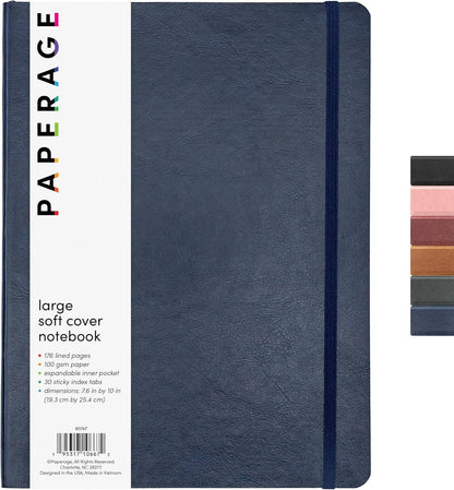 176PG Large Softcover Lined Journal Notebook