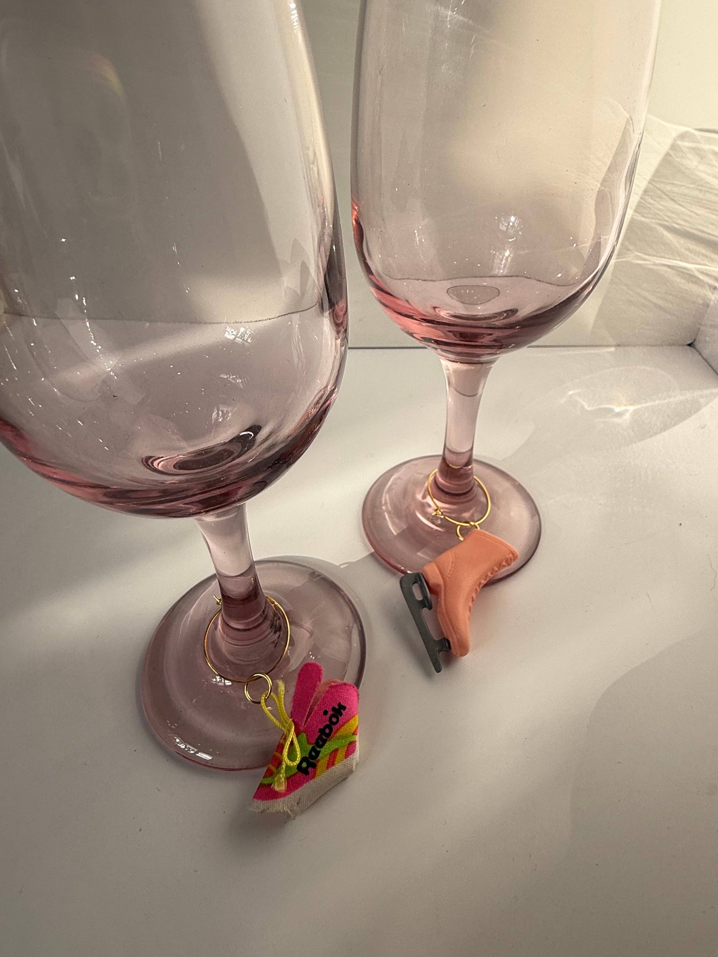 Vintage Barbie Doll Shoe Drink Markers/Wine Glass Charms