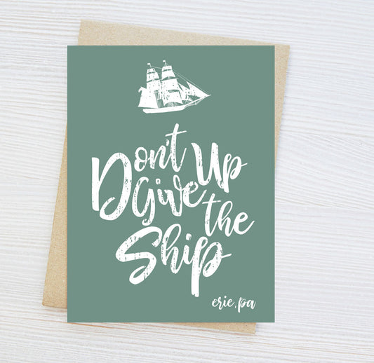 Greeting card a punny take design