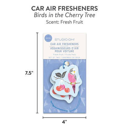 Birds in the Cherry Tree Car Air Freshener