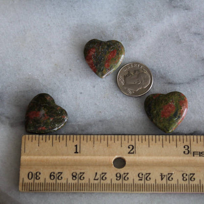 Unakite Jasper 20mm Heart (Crystals & Stones)
