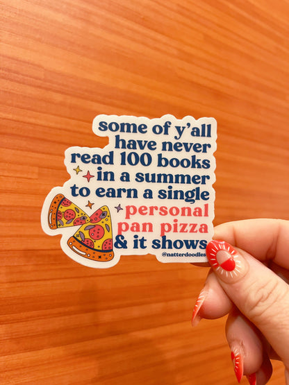 Personal Pizza Pan Book It Nostalgia Sticker Gone Viral 5X!