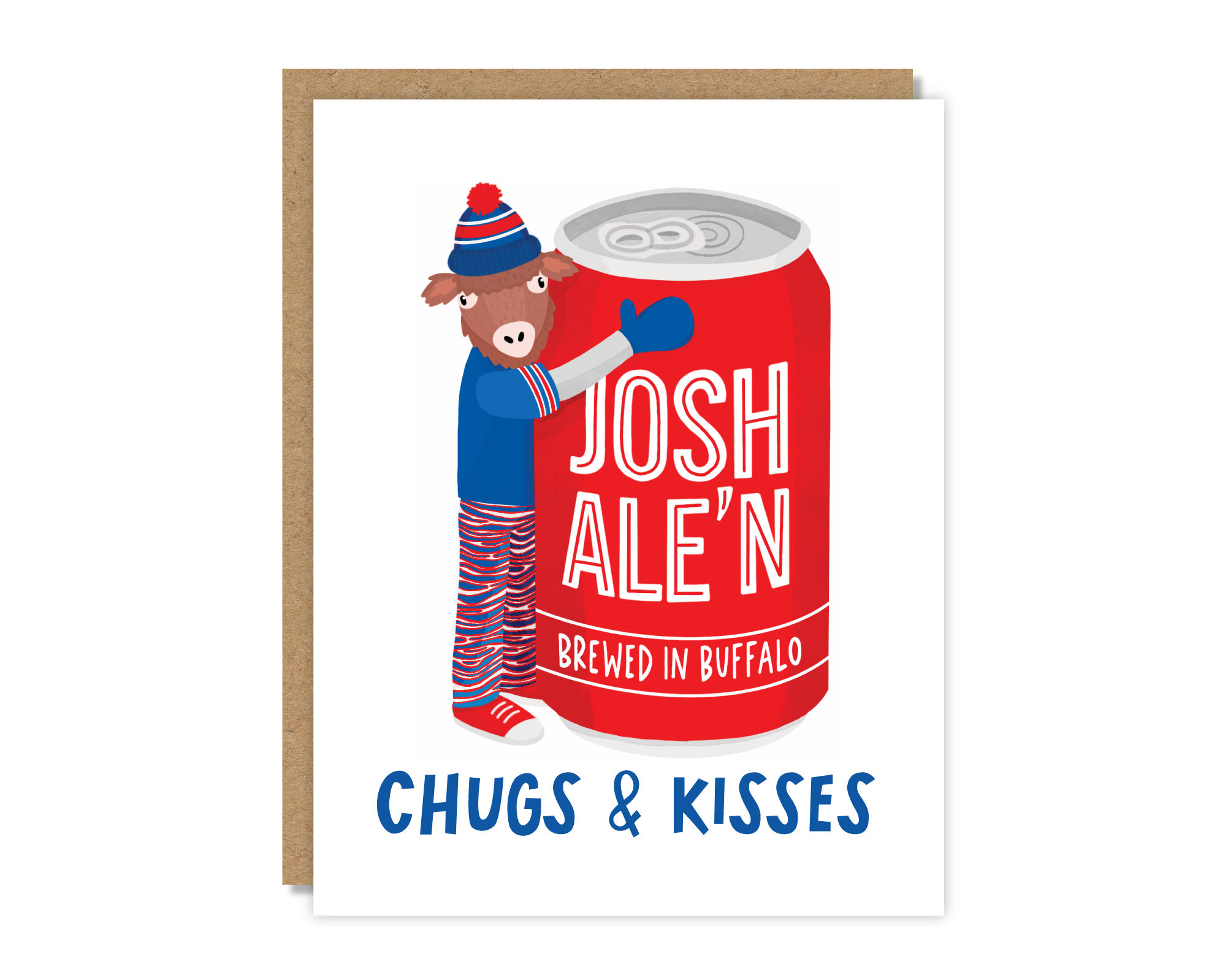 Chugs & Kisses Card – Flagship City Press