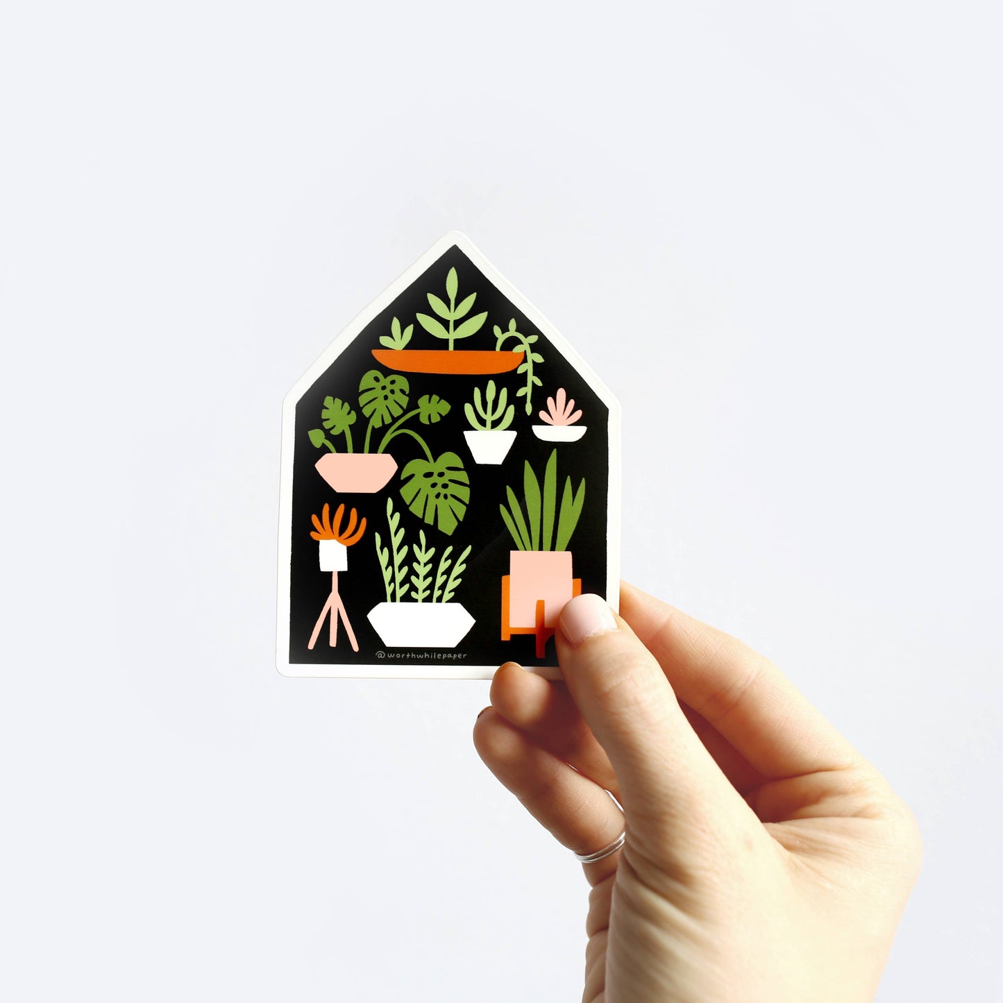 Houseplants Die Cut Sticker